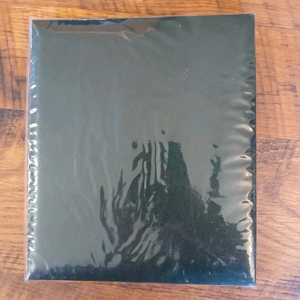PIONEER EZ LOAD 8-1/2x11 Photo Memory Book Dark Green/Gold Scrapbook NEW